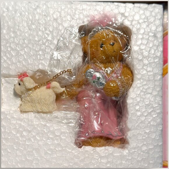 Cherished Teddies Club Membear 2000 Figurine Set With Display Box & Accessories - Picture 3 of 15